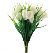 Product Fritillaria White Checkered Board Flower Artificial Flowers 38cm 6 pcs