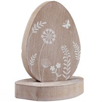 Product Table decoration wooden decoration Easter egg wooden egg stand 14.5cm 3 pieces