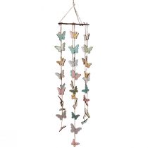 Product Wind chime decoration butterflies window decoration wood Ø15cm 55cm