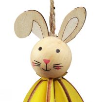 Product Easter decoration for hanging Easter bunnies wooden hanging decoration H9.5cm 8pcs