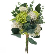 Product Artificial flower bouquet, snowball, eucalyptus, decoration, 45cm