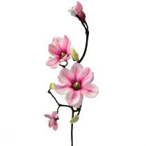Product Artificial Flower Magnolia Branch Magnolia Artificial Pink 59cm 3pcs