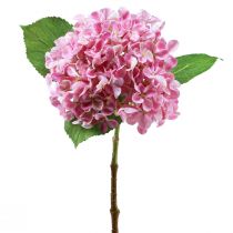 Product Hydrangea artificial pink artificial flower pink Ø15.5cm 45cm
