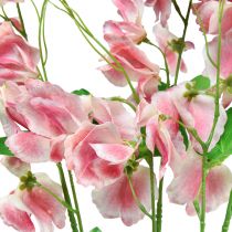 Product Artificial flowers pink white vetch Vicia garden flowers 61cm 3pcs
