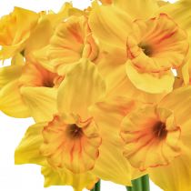 Product Daffodil decoration artificial flowers yellow daffodils 38cm 3pcs