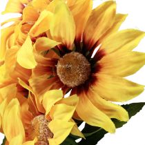 Product Artificial Sunflowers Decorative Flowers Yellow 79cm 3pcs
