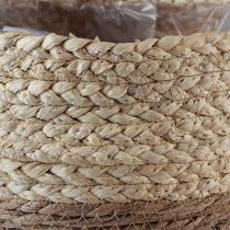 Product Basket with handles, planter, seagrass, jute, Ø23cm H20cm, boho chic, urban jungle decor