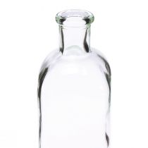 Product Decorative Bottles Square Mini Vases Glass Clear 7x7x18cm 6pcs