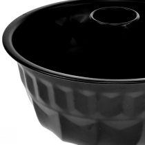 Product Kitchen decoration black cake mold Bundt pan metal Ø23cm
