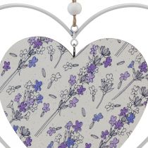 Product Decorative Hearts for Hanging White Lilac 18.5×17cm 4 pcs