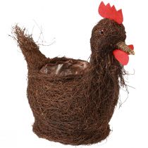 Product Easter decoration plant basket decoration chicken for planting 36cm