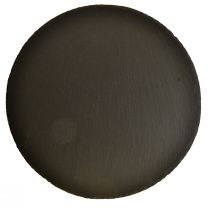 Product Natural Slate Plate Round Stone Tray Black Ø20cm 4 pcs