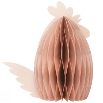Product Honeycomb figure Easter decoration chicken orange 28.5×15.5×30cm