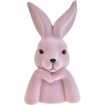 Product Bunny Bust Thinking Bunny Purple Light Easter 16.5×13×27cm