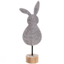 Product Stand table decoration Easter bunny decoration felt gray 50cm