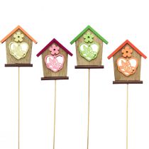 Product Flower Stick Spring House Butterfly Flower 8.5cm 12 pcs