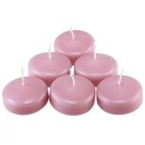 Floating candles floating candles pink Ø4.5cm H3cm 8pcs