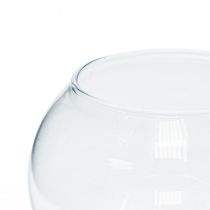Product Ball Vase Glass Mini Vase Round Glass Deco H8cm Ø7cm