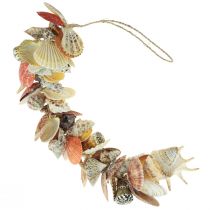 Product Maritime hanging decoration shells and sea snails decoration 82cm