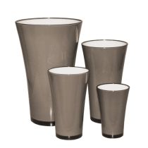 Product Vase “Fizzy” platinum gray Ø13.5cm to approx. Ø28.5cm 1 pc