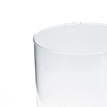 Product Glass vase glass cylinder flower vase glass decoration H15cm Ø15cm