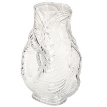 Product Glass vase in a decorative fish shape for harmonious room design, 24.5cm