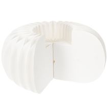 Product Honeycomb paper ring pumpkin round large for dried flowers and autumn decoration 24cm 4pcs