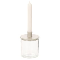 Product Glass cylinder vase, transparent, versatile, 10cm, 3 pieces