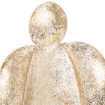 Product Candle holder angel figurine gold festive decoration 27cm
