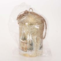 Product Bell with winter village motif for hanging, 20cm