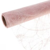 Product Deco fleece Sizoweb table runner pink 30cm 5m