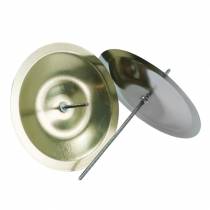 Product Candle holder with spike gold Ø5cm 36 pcs