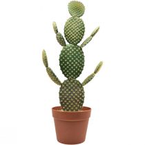 Decorative cactus artificial potted plant prickly pear 64cm