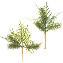 Product Artificial fir branch for festive decoration, 22cm, 2 pieces