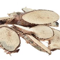 Product Birch wood slices oval birch slices 4-9cm 450g