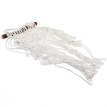 Product Macrame Boho Wall Hanging Natural Cream 18.5x48cm Decoration