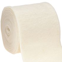 Product Felt ribbon 15cm x 5m white