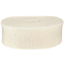Product Felt ribbon white 7.5cm, 5m