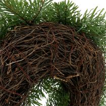 Advent wreath with fir tree Ø40cm H9cm