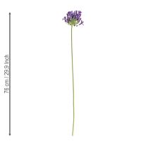 Product Agapanthus artificial flowers purple decoration lilies 75cm 2pcs
