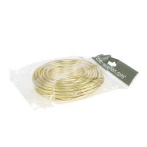 Product Aluminum wire 5mm 500g gold for floristry, crafting and decoration