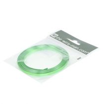 Product Aluminum flat wire green 5mm x 1mm 2.5m
