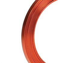 Product Aluminum flat wire orange 5mm x 1mm 2.5m