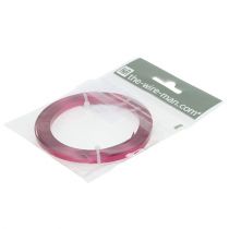 Product Aluminum flat wire pink 5mm x 1mm 2.5m