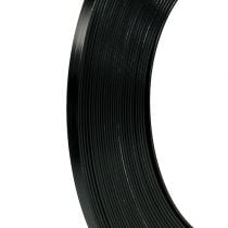Aluminum flat wire black 5mm 10m