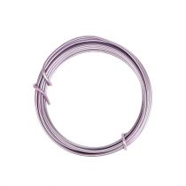 Aluminum wire 2mm light purple 3m