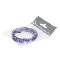 Product Aluminum Wire 2mm Purple 3m