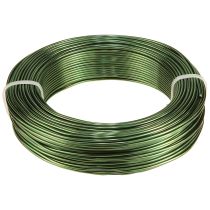 Product Green aluminum wire Ø2mm craft wire decoration 500g 60m