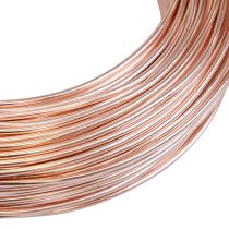 Product Aluminum wire 2mm, 60m, 500g rose gold - Flexible jewelry wire for crafting, decorating and floristry supplies