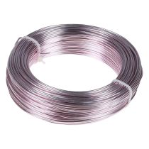 Aluminum wire Ø2mm pink decorative wire round 480g